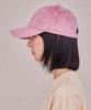 Bajal Va Square Suede Ball Cap Pink