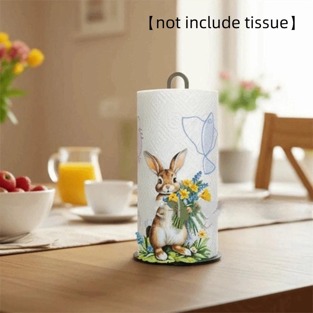 Držák na papírové utěrky Králík Stojan na ubrousky Ovoce Vertikální Stojan na ubrousky na pult