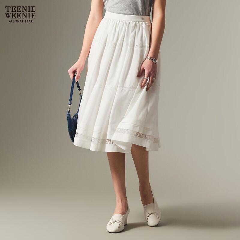 Teenie Weenie Women's Asymmetric A-Line Maxi Skirt