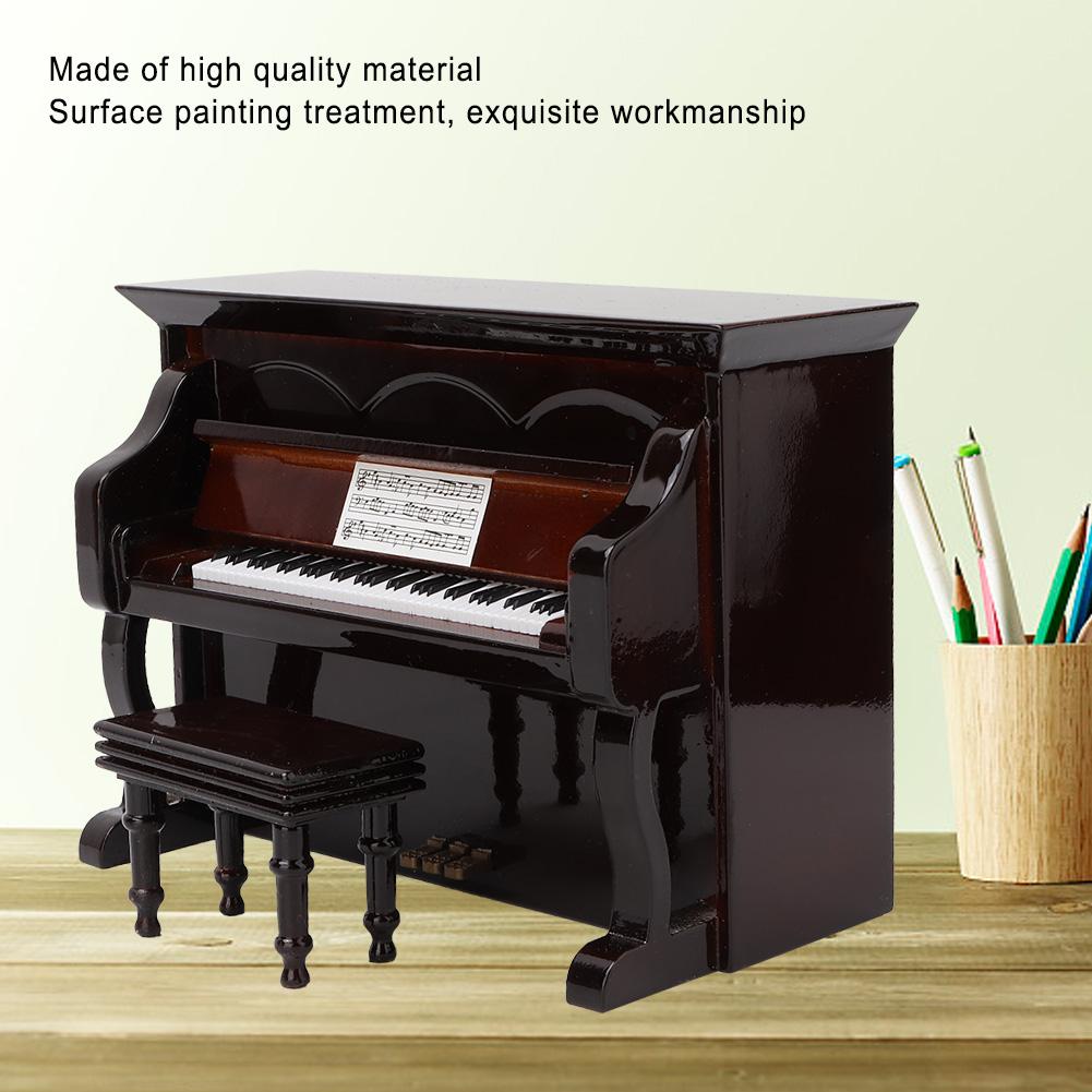 Mini Piano Model Musical Instrument Model Musical Gifts Home Decor Ornaments