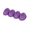 4 Cavity Silicone Mold for Massage Cake Soap Making DIY Handmade Baking Mold Flexible Non-Stick Durable Kitchen Tool for Soap and Cake