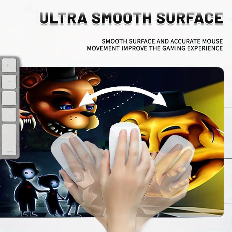 1Pc Five Nights Freddy'S Horror Gaming Mouse Pad Keyboard Desk Mat Non-slip Rubber Lock Edge Waterproof Computer Mousepad for Office Home Decor Y157