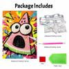 Pearl Painting DIY Kit Vibrant Watermelon Character Design Frameless Shiny Bead Canvas Creative Craft for Home Wall Decor Art Supply