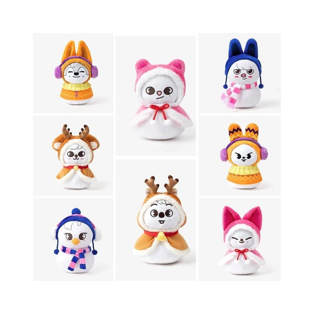 Stray Kids - [JAPAN XMAS POP-UP] OFFICIAL MD SKZOO SNOWMAN PLUSH