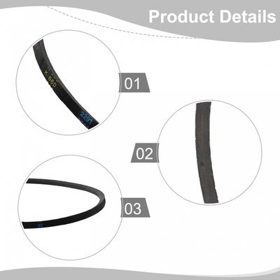 Driving Belt 66cm Black Easy Installation For Drill Machines