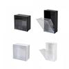 Wall-Mounted Storage Box Transparent Seamless Sticker Storage Box Flip Storage Wall Storage Small Storage Flip Magnetic