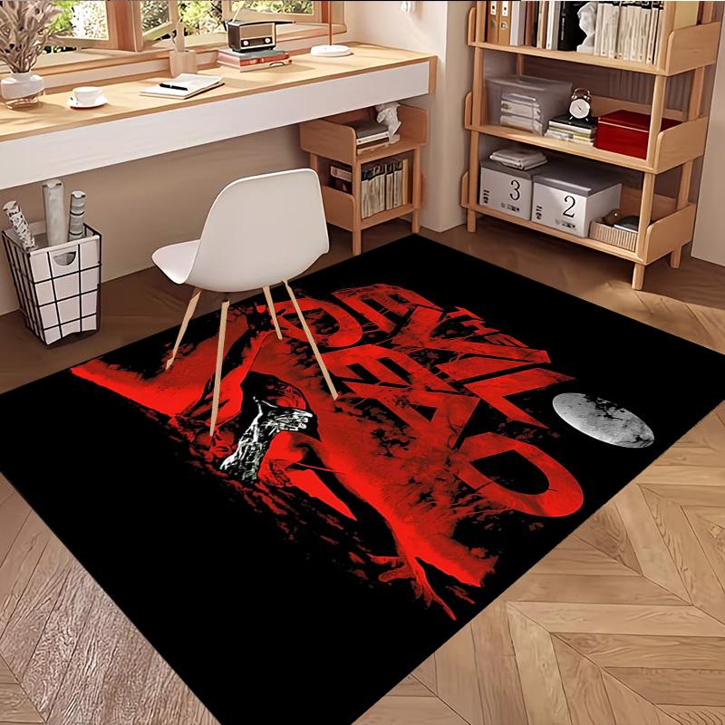 The Evil Dead Print Rug, Washable Floor Carpet, For Entryway Dorm Laundry Room Office Study, Home Decor Birthday Christmas Gift