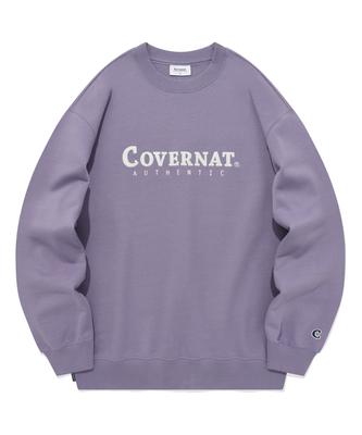 COVERNAT Authentic Logo Sweatshirt Lavender