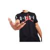 Jordan Air Jumpman Spellout S/S T-shirt Black Men Streetwear DV1445-010