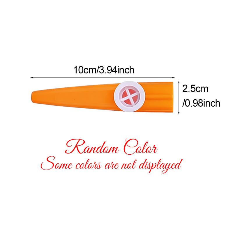 4/8/16PCS Assorted Colorful Plastic Kazoo Whistle Noise Makers Suitable for Party Gathering Games Cheering Up Giveaway Gifts ZYF