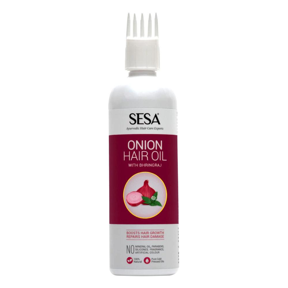 

Sesa Onion Hair Oil With Bhringraj Comb Applicator For Hair Fall Control & Growth 200ml Pack Of 1 Paraben Free Ayurvedic Care