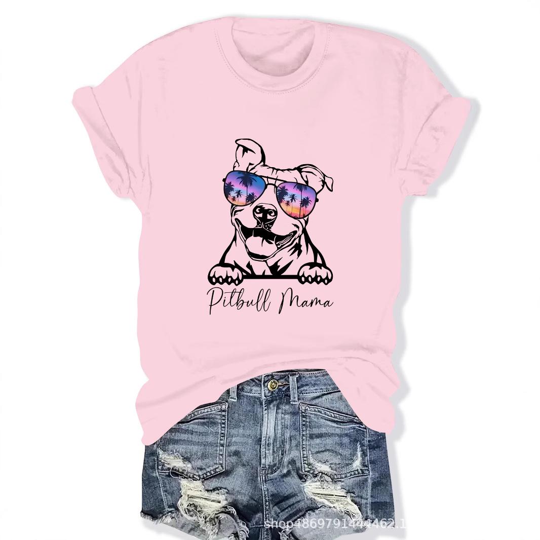 

Women s Cross-Border Fashion T-Shirt Extra Extra Large рожевий червоний колір