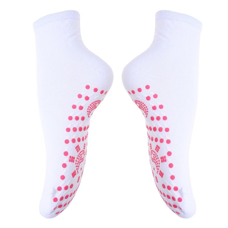 

Самонагревающиеся носки Напольные носки Томалин Здравоохранение термоноски Массаж против холода средней длины влагоотводящие Хлопковые носки Унисекс белый