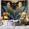 Egyptian Cat Mythology Tapestry Room Decoration Wall Hanging for Living Room Bedroom, Dormitory, Birthday and Christmas Gifts