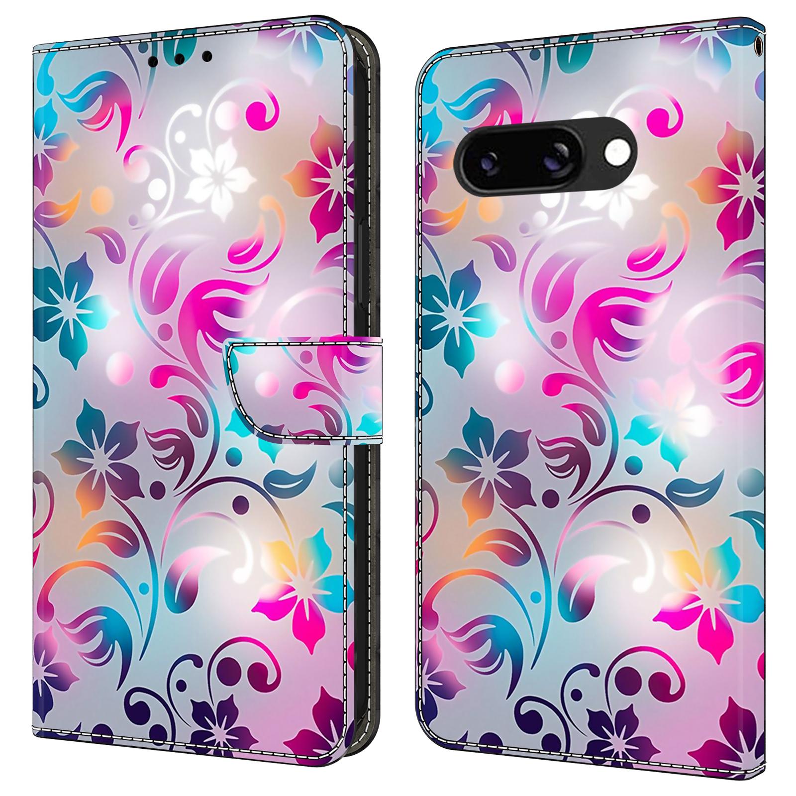 

For Google Pixel 9a Case Wallet Stand Pattern Printing PU Leather Flip Phone Cover L