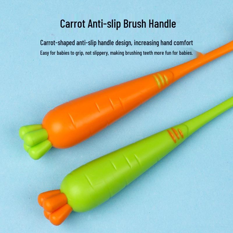 Niedliche Cartoon-Zahnbürste für Kinder mit weichen Borsten für Alter 2-12 - Einzeln verpackt für die Mundpflege