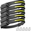 COB LED-Stirnlampe, Induktions-Stirnlampe, eingebauter Akku, USB-aufladbare Stirnlampe, Outdoor-Camping-Angelsensor-Scheinwerfer