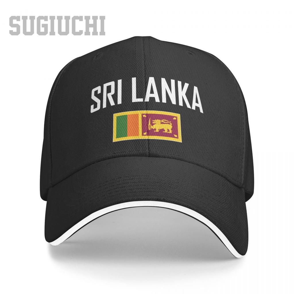 Unisex Sandwich SRI LANKA Flag And Font Baseball Cap Men Women Hip Hop Caps Snapback Golf Hat Fishing