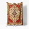Tapete Persa Vintage Estilo Kilim Étnico Decorativo para Área Tapete de Chão Boêmio Colcha Capa de Almofada