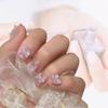 Nail Art Wearable Lovely Nail Removable Glittering Butterfly Bow Fashion Super