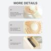 AM4 Battery Operated Handheld Fan Indoor Outdoor Use Ergonomic Handle Lightweight For Kids Adults Outdoor Travel
