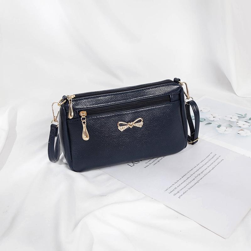 Korean Style Large Capacity Women's Crossbody Shoulder Bag - Casual Spring Fashion for Middle-Aged Moms