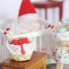 Knitting Tool Model Colorful Miniature Bamboo Basket Braided Yarn Ball Ornament for Dollhouse Decorations