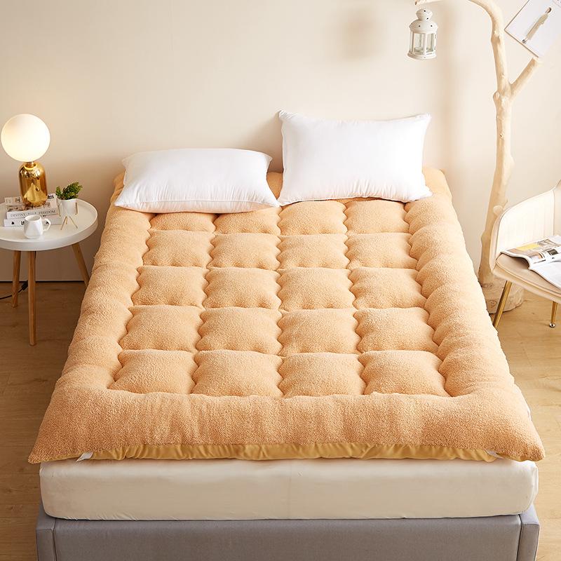 3D Down Feather & Lambswool Soft Mattress Pad for Single/Double Dormitory