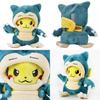 Peluche Pikachu e Snorlax Cross Dressing da 20 cm per Bambini Regalo Collezione