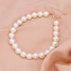 Elegant Big White Imitation Pearl Beads Choker Clavicle Chain Necklace For Women Wedding Jewelry Collar 2021 New