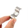 1Pcs Double Side M-Shaped Pipe Clamp Line/Wire/Tubing/Gas Hose Pipe Thickened Fixed Clamp 304 Stainless Steel Hardware Fastener