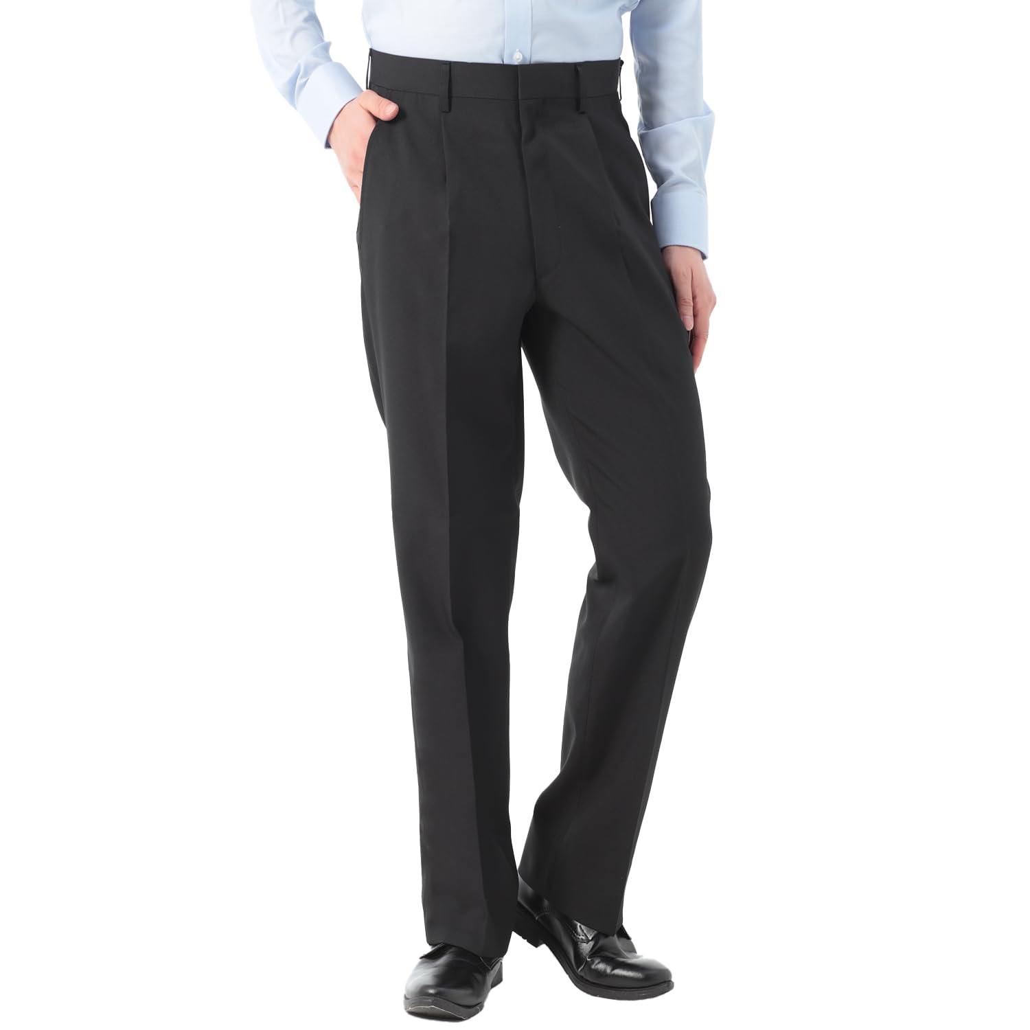 

Слаксы с подгибом One Tuck Plain Business 82 [Citrus Hills] Мужские (Талия (Внутренний шов 70), черный) чёрный