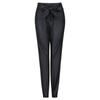 Dame Faux Skinnbukser Høy Midje Slim Leggings Jeggings Skinny Bukser med Belte