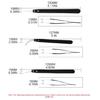 3pcs New Non Conductive Ceramic Tweezers IC SMD SMT Reverse Tweezers Hand Tools
