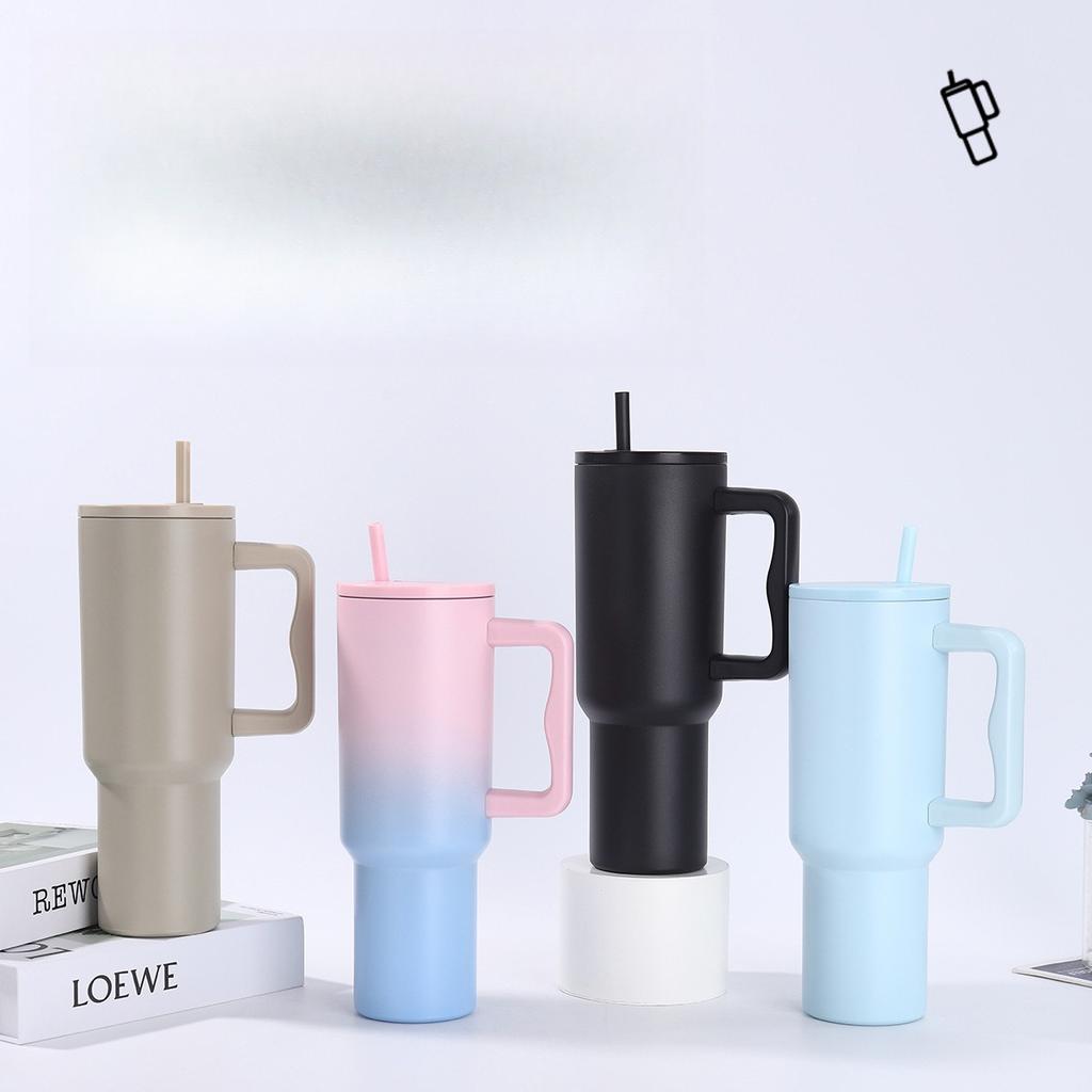 Cups 30/40oz Stainless Steel Car Bottle Large Capacity Water Cup Thermos for Home Car Cold-resistant Bottle Insulated Travel Mug