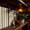 Decorative Bookends with Light Retro Bookend LED Night Warm Glow Hanging Mini Lantern, Anti-Slip Bookshelf Lamp Book Holder, for Reading Nook