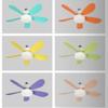 Oeny Small Remote Control Ceiling Fan with Light