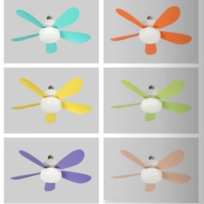 Oeny Small Remote Control Ceiling Fan with Light