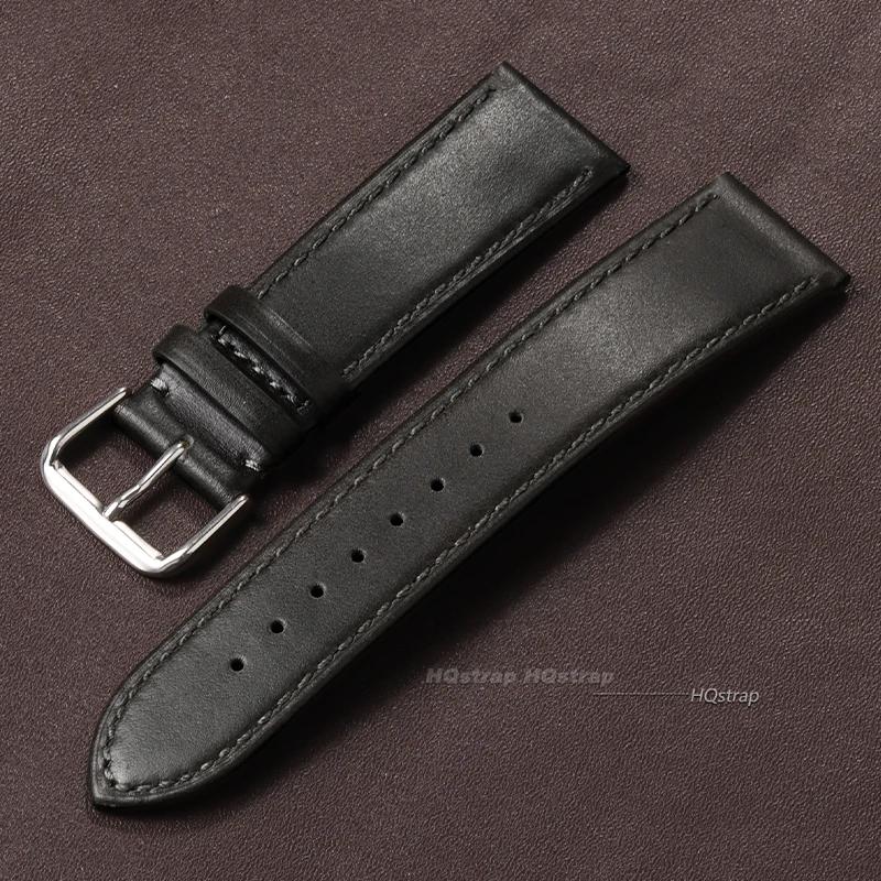 Vintage Oil Wax Leather Watch Strap Pin Buckle Bracelet Universal Cowhide Watchband Accessories 18mm 19mm 20mm 21mm 22mm Belt