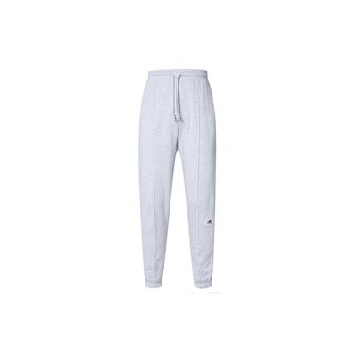 Dlouhé kalhoty Jednobarevné Logo Jogger Pánské kalhoty Šedá IS7495