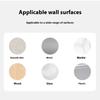 Invisible Door Bumpers Noises Reduction Silicone Stoppers Reusable Wall Guard for Glass Wooden Door Protecting