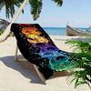Regenbogen-Axolotl-Design Strandtuch Strandtuch schnell trocknend für Reisen Outdoor-Sport Joggen Strand und Schwimmen
