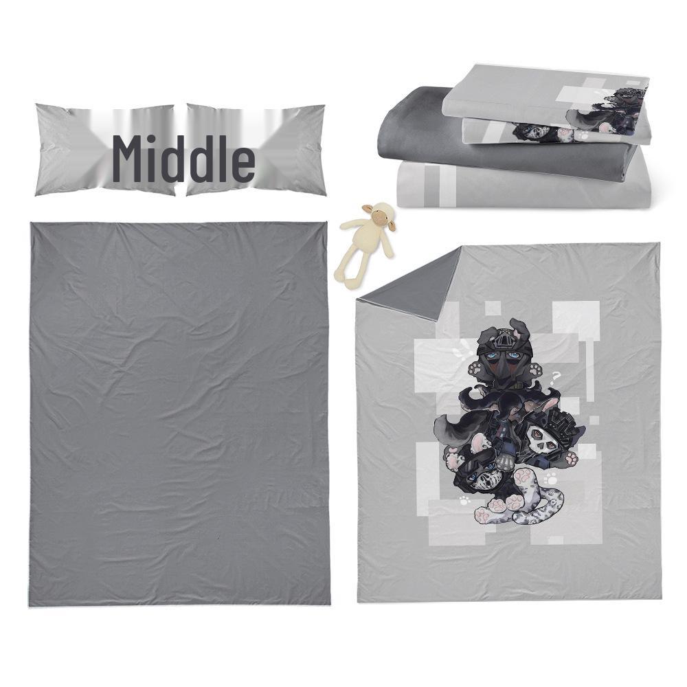 Call of Duty Gaming-Themed Four-Piece Duvet and Bedding Set for Boys' Dorm Room