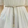Fashion Chain Belt Female Waist Metal Belts For Women Luxury Tassel Thin Waistband Dress Coat Adjustable Corset Elegant