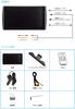 LOSKA Headrest Monitor Adopts ADS Wide LCD with High Brightness and Full Field of View External Input Inch Rear Monitor MP5 Multimedia Playback Rear