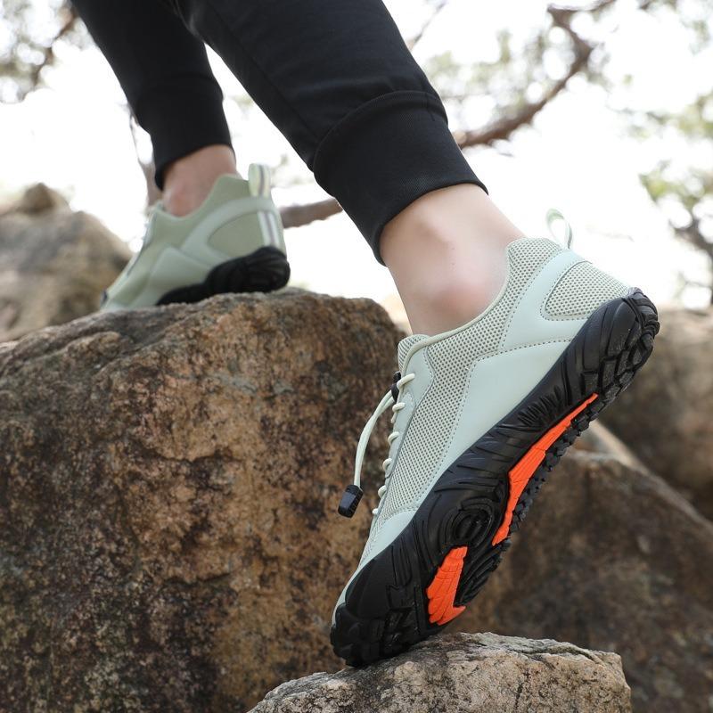 Outdoor Five-finger Large-size Hiking Breathable Non-slip Wear-resistant Wading Shoes Off-road Running Low-top Hiking Shoes