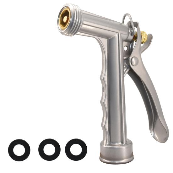 

Насадка для шланга Регулируемый поток распыляемой воды Устойчивая к утечкам Высоконапорная пистолетная рукоятка Вода