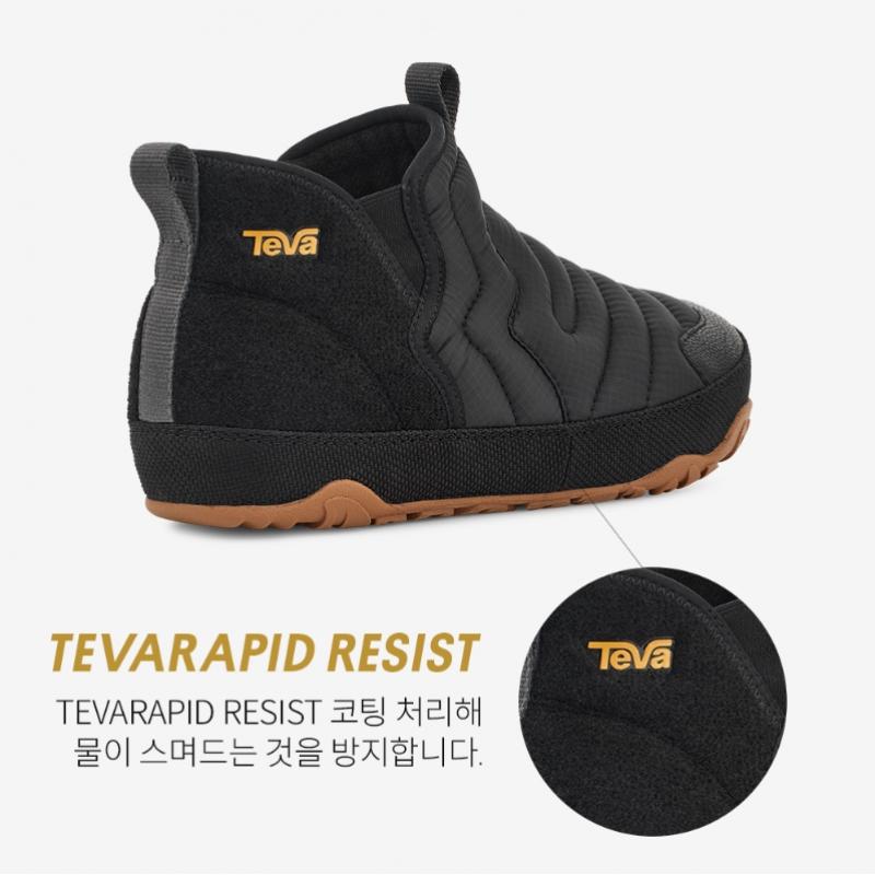 Teva Women S Comfort cuShion Mid Waterproof Boot Reember Terrain Mid Stvf2430212 Blk