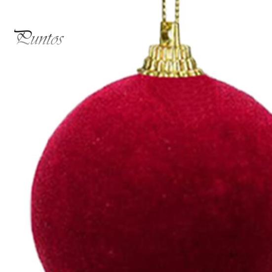 Sophisticated Holiday Decorations 10/20Pcs Christmas Balls Velvet Xmas Tree Hanging Ornaments Neutral Tone with Ribbon Weddings Birthdays Home