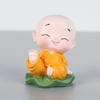 1-5pcs Creative Home Decoration Car Ornaments Childhood Monks Cute Resin Crafts Ornaments Bedroom Tea Room Office Ornaments Gift